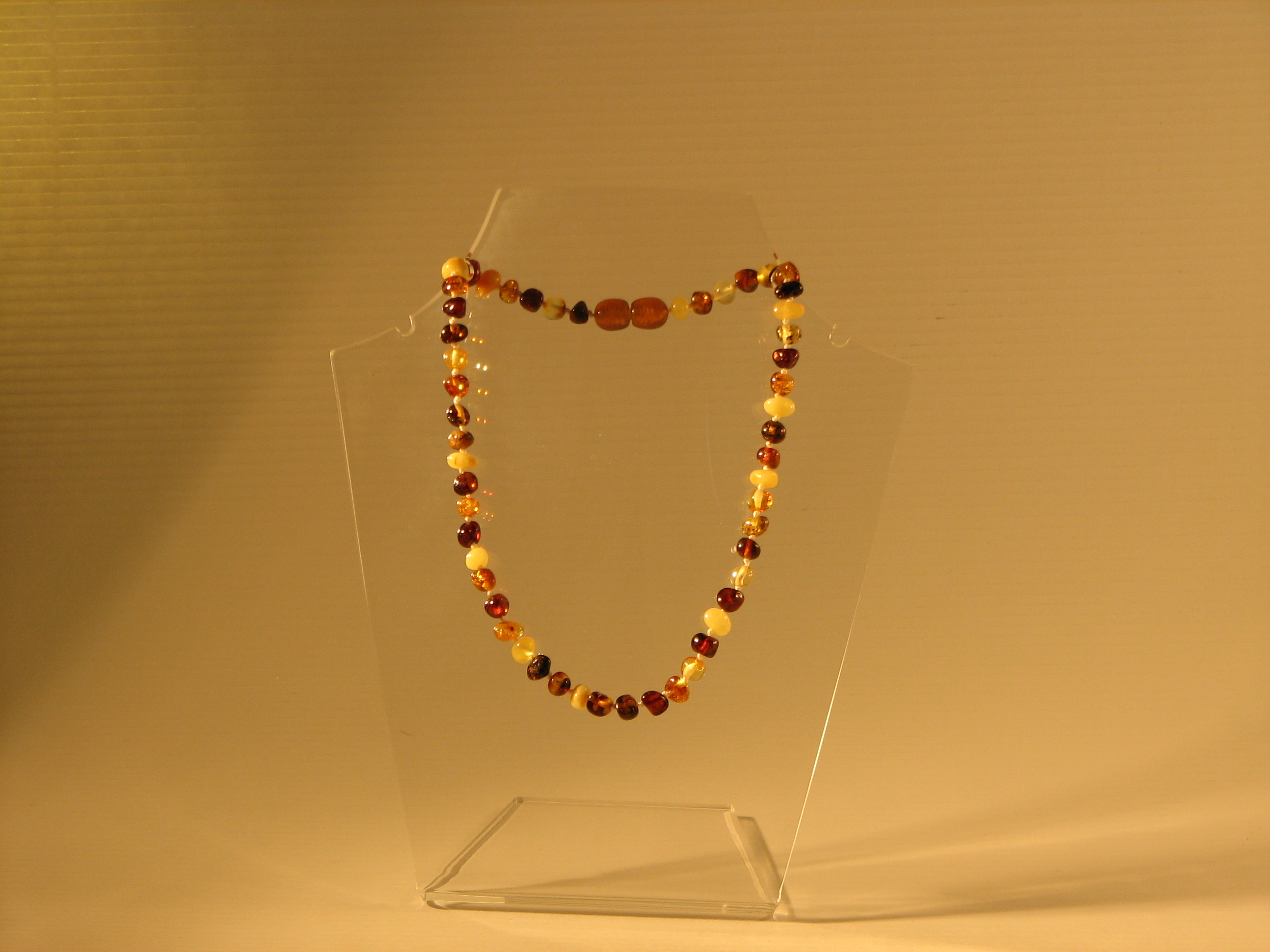 Amber Teething Necklaces Baroque Multicolor Amber Teething Necklaces Baroque Multicolor